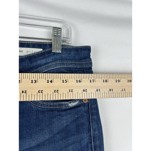 PILCRO Anthropologie Womens 29 Slim Boyfriend Jeans Straight  Mid Rise Medium - Picture 5 of 16